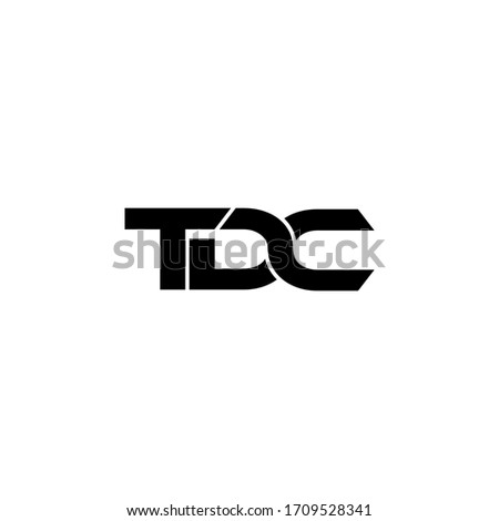 tdc letter original monogram logo design