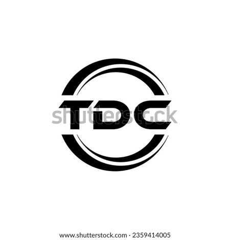 TDC Logo Design, Inspiration for a Unique Identity. Modern Elegance and Creative Design. Watermark Your Success with the Striking this Logo.