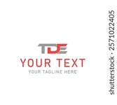 TDE logo design for your business