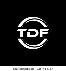 Diseño de logotipos TDF, inspiración para una identidad única. Elegancia moderna y diseño creativo. Marca tu éxito con el impresionante logotipo.