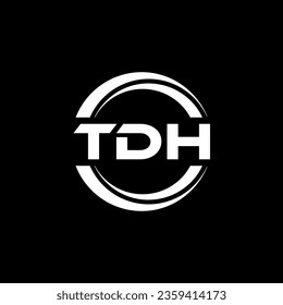 TDH Logo Design, Inspiration for a Unique Identity. Modern Elegance and Creative Design. Watermark Your Success with the Striking this Logo.