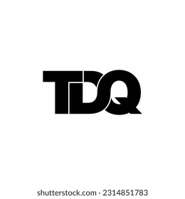 Vector de diseño de logotipo de la carta de TDQ