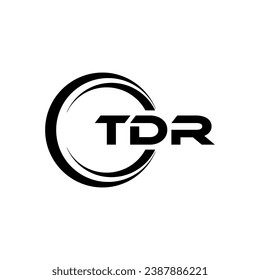 TDR Letter Logo Design, Inspiration for a Unique Identity. Modern Elegance and Creative Design. Watermark Your Success with the Striking this Logo.