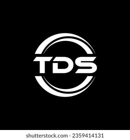 TDS Logo Design, Inspiration für eine einzigartige Identität. Modernes Eleganz und kreatives Design. Markieren Sie Ihren Erfolg mit dem Markieren dieses Logos.
