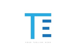 TE Creative Initial Latter Logo . Company Logo.
