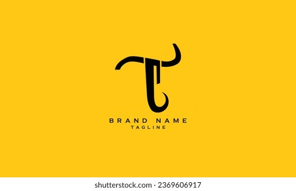 TE, ET, Abstract initial monogram letter alphabet logo design