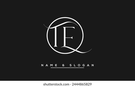TE, ET Abstract Letters Logo Monogram