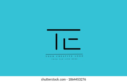 TE ET T E abstract vector logo monogram template