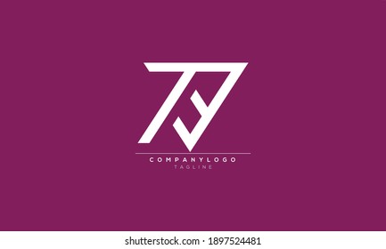 TE ET T AND E Abstract initial monogram letter alphabet logo design
