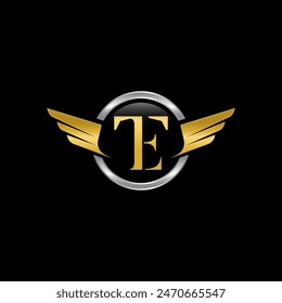 TE initial logo luxury and stylish concept for company car or logo as your inspirational.EPS 10