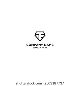 TE initial logo template vector