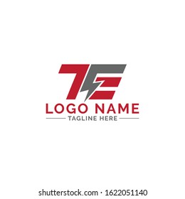 TE letter electronic company logo