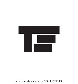 Te Letter Vector Logo