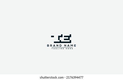 TE Logo Design Template Vector Graphic Branding Element.