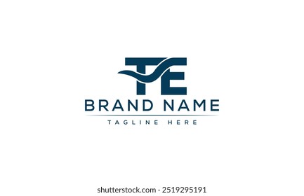 TE logo Design Template Vector Graphic Branding Element