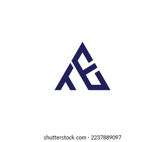 TE logo design vector template