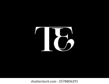 TE logo desing and monogram logo