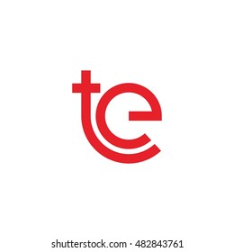 te logo vector