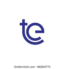 Te Logo Vector Stock Vector (Royalty Free) 482843773 | Shutterstock