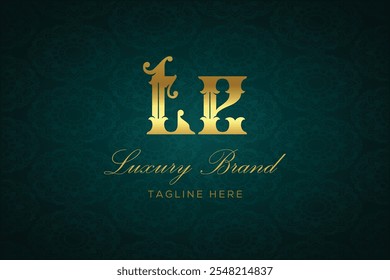 TE LUXURY LETTER LOGO DESIGN. It is a luxury letter monogram logo, this logo is made by combining two letters