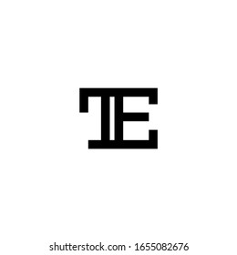 TE T E Letter Logo Design Template Vector