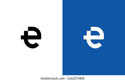 TE ,T ,E letter Logo Design Template Vector