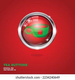 Botones Tea 3D edición navideña