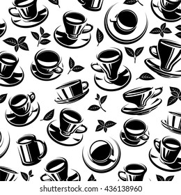 Tea background. Vector