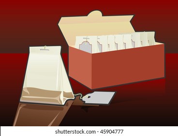 Tea Bag, And Box With Tea Bags