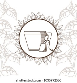 Tea bag with cup
