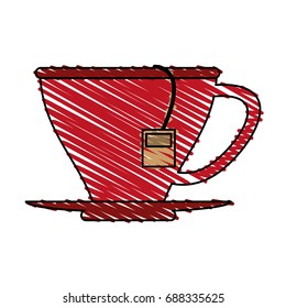 tea bag in cup icon image