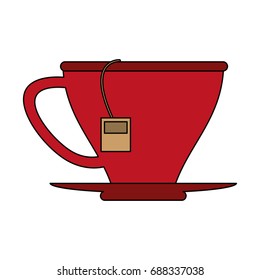 tea bag in cup icon image