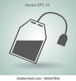 Tea Bag Disposable Vector Icon