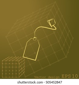 Tea bag icon