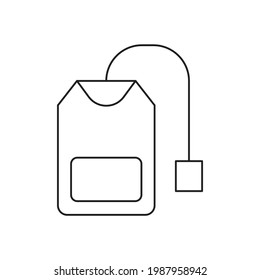 Tea bag icon design vector illustration