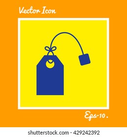 Tea Bag icon. Eps-10.