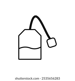 tea bag icon Flat logo isolated symbol