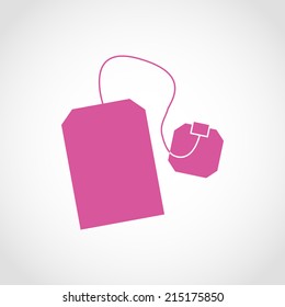 Tea bag Icon Isolated on White Background