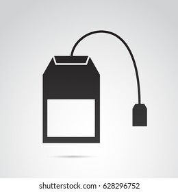 Tea bag icon isolated on white background. Vector art.