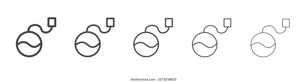 tea bag icon simple illustration collection symbol
