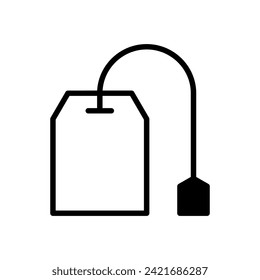 tea bag icon symbol vector template