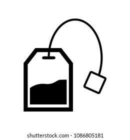 Tea Bag Icon Vector