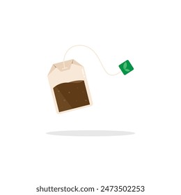 Diseño de Vector de icono de bolso de té.