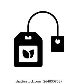 tea bag icon vector design template simple and clean