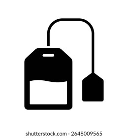 tea bag icon vector design template simple and clean