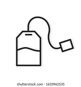 tea bag icon- vector illustration