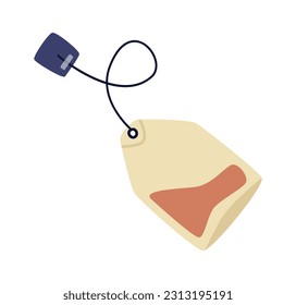 Ilustración del vector del icono de la bolsa de té