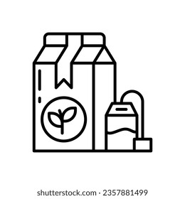Icono de Bolsa de té en vector. Ilustración