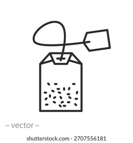Bolsa de té Icon Ilustración vectorial