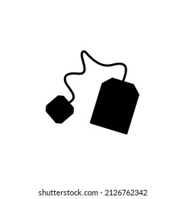 tea bag icon in vector. Logotype